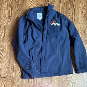 Denver BRONCO Blue Apparel with Iconic Emblem - Ladies M
